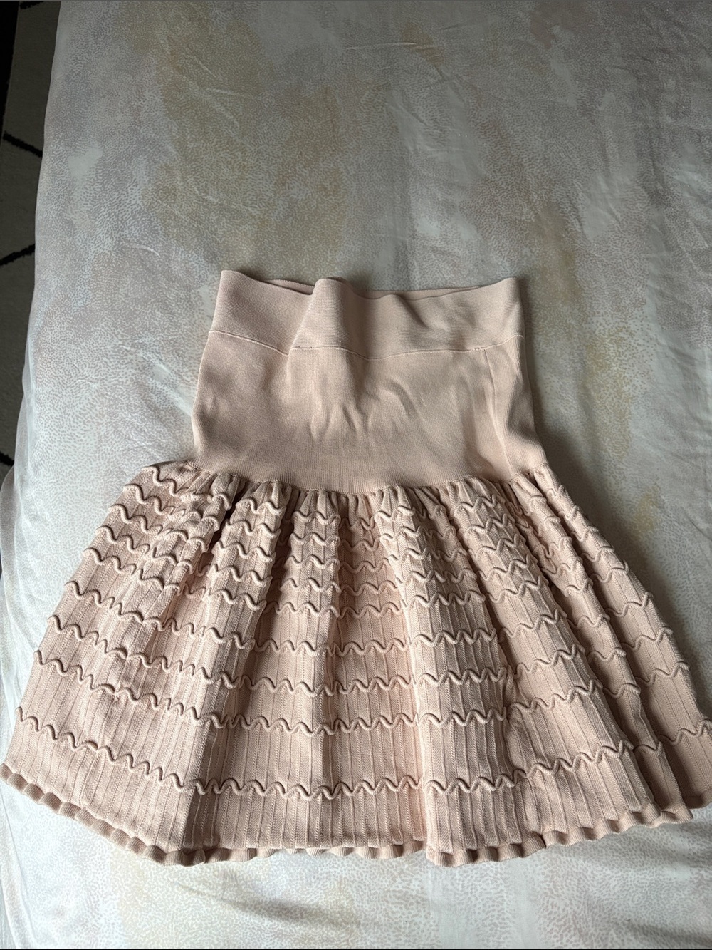 BCBGMaxAzria Blush Pink Circle Skirt